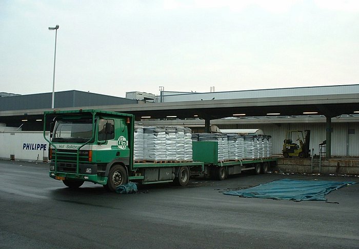 DAF 85.360 — potgrond lossen bij Rungis