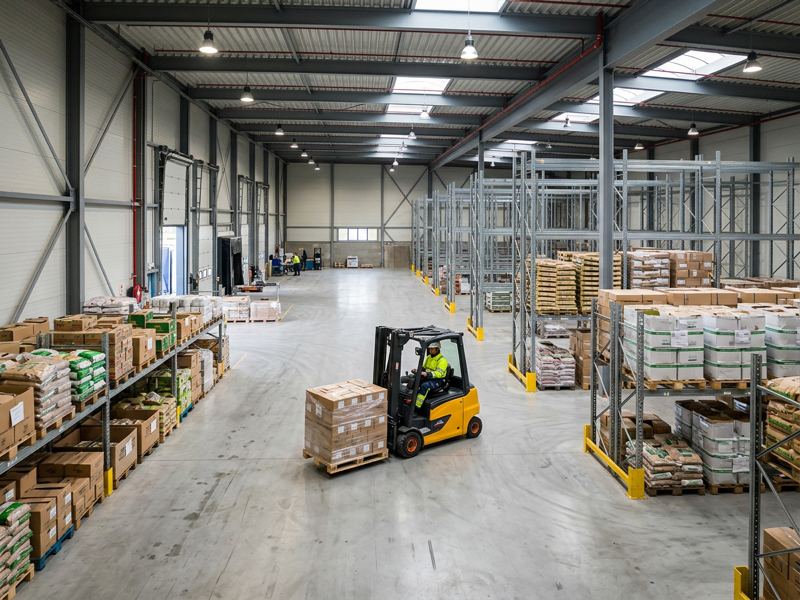 Ruime opslagfaciliteiten van Hof Balkbrug voor diverse producten